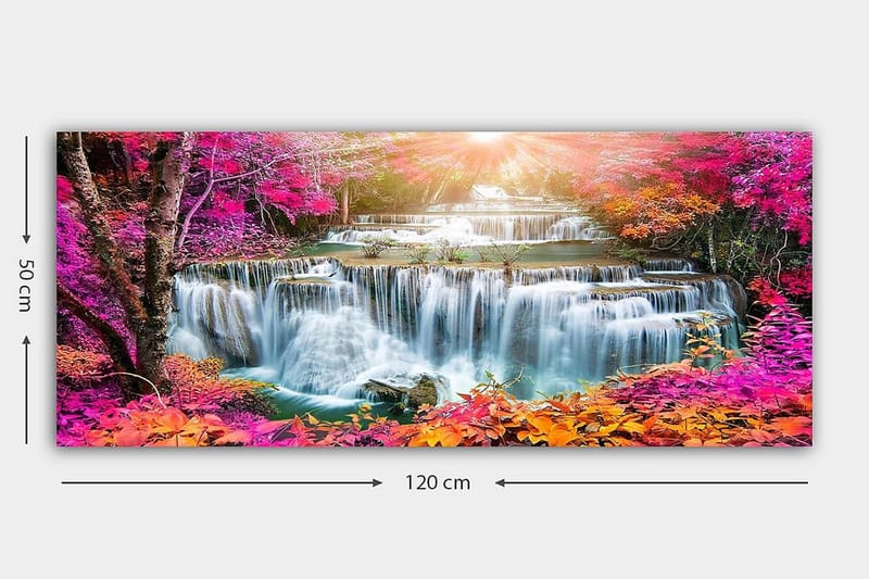 Canvastaulu YTY Landscape & Nature Monivärinen - 120x50 cm - Sisustustuotteet - Taulu & taide - Canvas-taulu