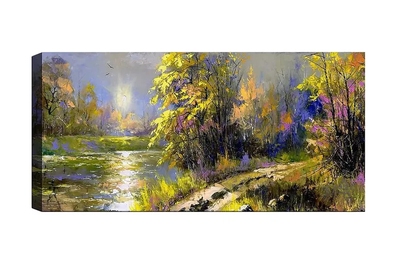 Canvastaulu YTY Landscape & Nature Monivärinen, 120x50 cm