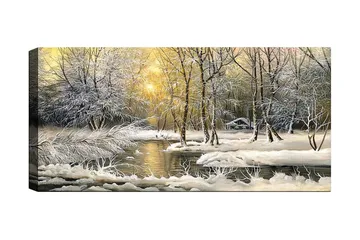 Canvastaulu YTY Landscape & Nature Monivärinen - 120x50 cm - Sisustustuotteet - Taulu & taide - Canvas-taulu