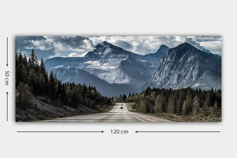 Canvastaulu YTY Landscape & Nature Monivärinen - 120x50 cm - Sisustustuotteet - Taulu & taide - Canvas-taulu