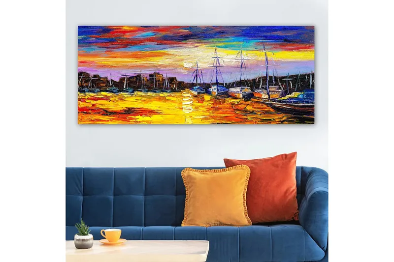 Canvastaulu YTY Landscape & Nature Monivärinen - 120x50 cm - Sisustustuotteet - Taulu & taide - Canvas-taulu