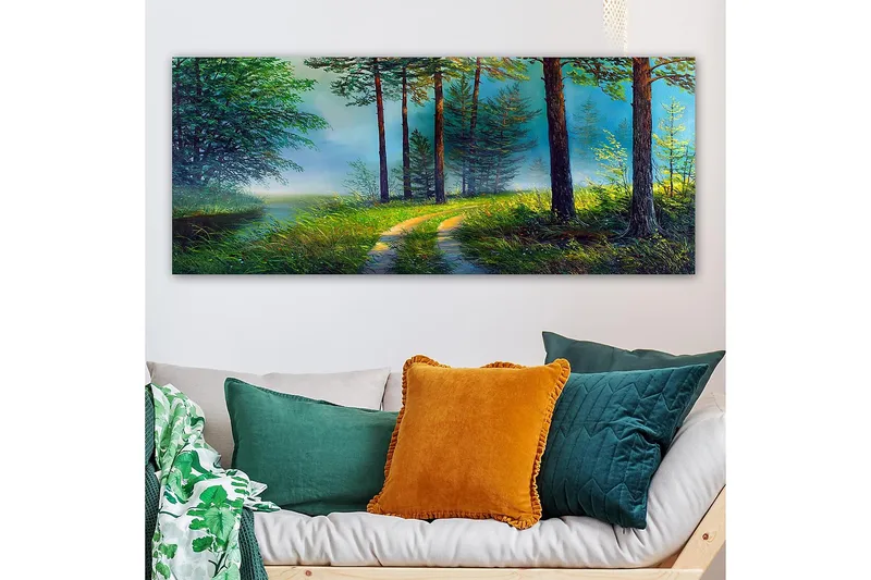 Canvastaulu YTY Landscape & Nature Monivärinen - 120x50 cm - Sisustustuotteet - Taulu & taide - Canvas-taulu