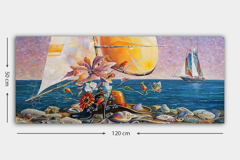 Canvastaulu YTY Landscape & Nature Monivärinen - 120x50 cm - Sisustustuotteet - Taulu & taide - Canvas-taulu