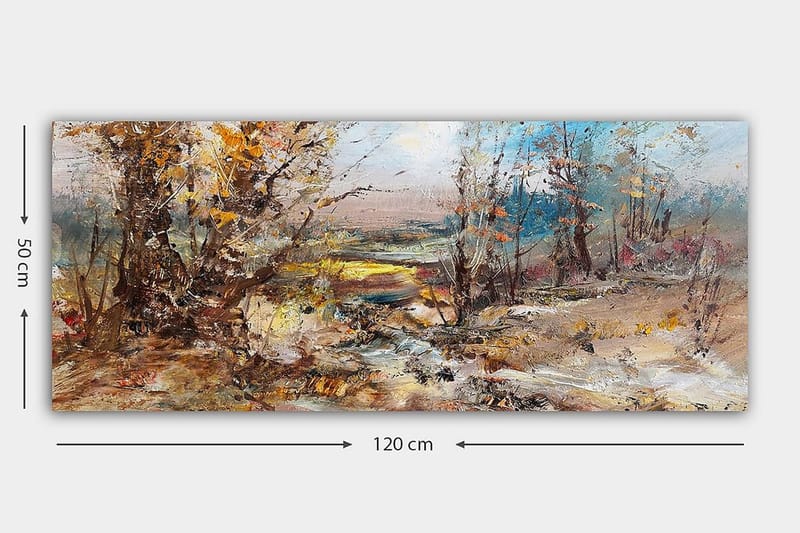 Canvastaulu YTY Landscape & Nature Monivärinen - 120x50 cm - Sisustustuotteet - Taulu & taide - Canvas-taulu