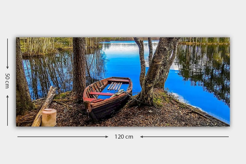 Canvastaulu YTY Landscape & Nature Monivärinen - 120x50 cm - Sisustustuotteet - Taulu & taide - Canvas-taulu