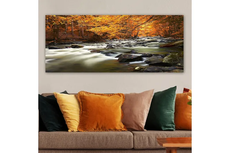 Canvastaulu YTY Landscape & Nature Monivärinen - 120x50 cm - Sisustustuotteet - Taulu & taide - Canvas-taulu
