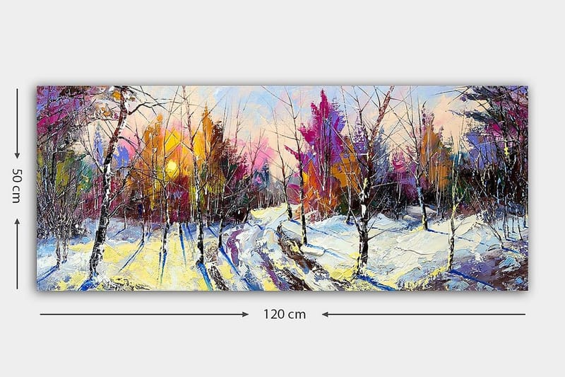 Canvastaulu YTY Landscape & Nature Monivärinen - 120x50 cm - Sisustustuotteet - Taulu & taide - Canvas-taulu