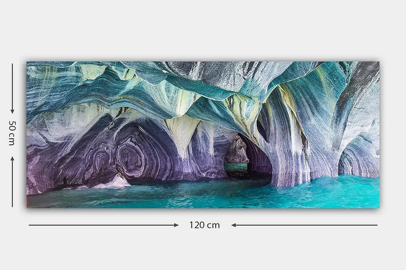 Canvastaulu YTY Landscape & Nature Monivärinen - 120x50 cm - Sisustustuotteet - Taulu & taide - Canvas-taulu