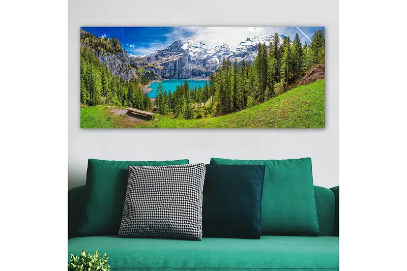 Canvastaulu YTY Landscape & Nature Monivärinen - 120x50 cm - Sisustustuotteet - Taulu & taide - Canvas-taulu