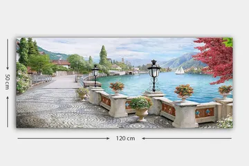 Canvastaulu YTY Landscape & Nature Monivärinen - 120x50 cm - Sisustustuotteet - Taulu & taide - Canvas-taulu