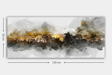 Canvastaulu YTY Landscape & Nature Monivärinen - 120x50 cm - Sisustustuotteet - Taulu & taide - Canvas-taulu