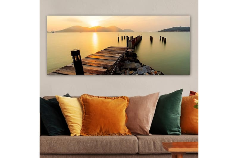 Canvastaulu YTY Nautical & Beach Monivärinen - 120x50 cm - Sisustustuotteet - Taulu & taide - Canvas-taulu
