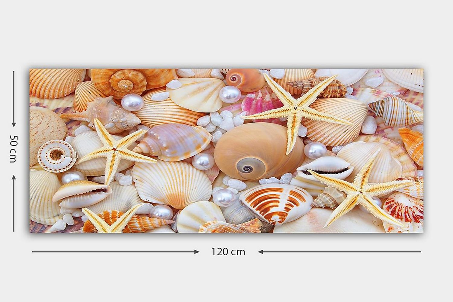 Canvastaulu YTY Nautical & Beach Monivärinen - 120x50 cm - Sisustustuotteet - Taulu & taide - Canvas-taulu