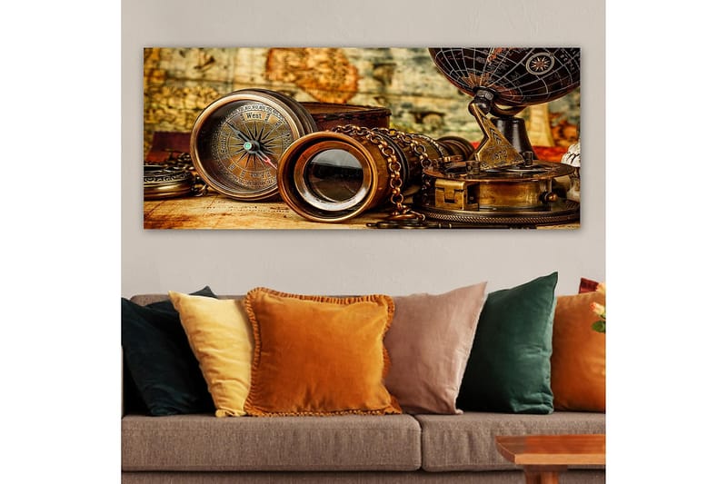 Canvastaulu YTY Nautical & Beach Monivärinen - 120x50 cm - Sisustustuotteet - Taulu & taide - Canvas-taulu