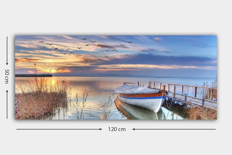 Canvastaulu YTY Nautical & Beach Monivärinen - 120x50 cm - Sisustustuotteet - Taulu & taide - Canvas-taulu