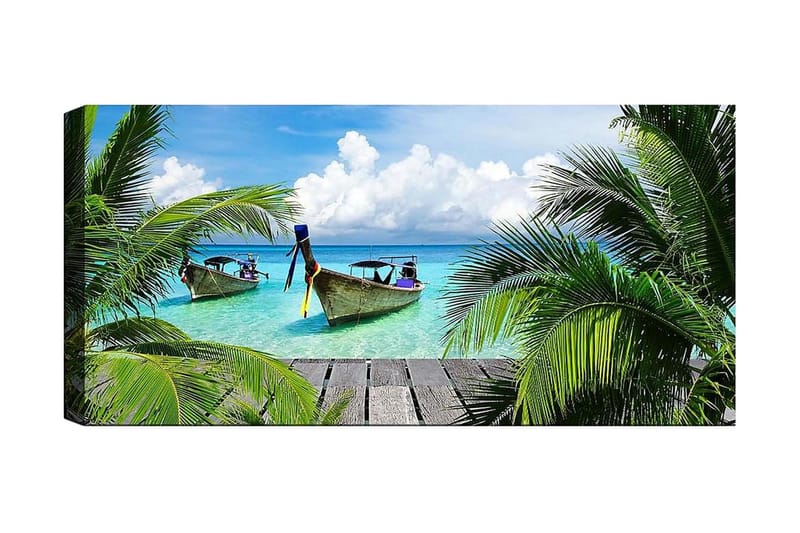 Canvastaulu YTY Nautical & Beach Monivärinen - 120x50 cm - Sisustustuotteet - Taulu & taide - Canvas-taulu