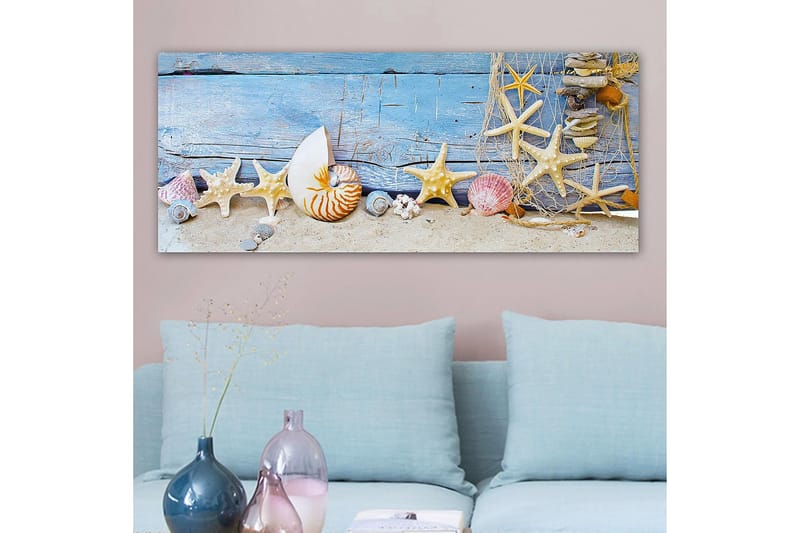 Canvastaulu YTY Nautical & Beach Monivärinen - 120x50 cm - Sisustustuotteet - Taulu & taide - Canvas-taulu
