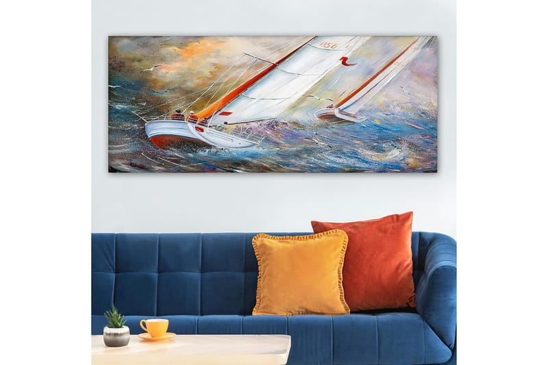 Canvastaulu YTY Nautical & Beach Monivärinen - 120x50 cm - Sisustustuotteet - Taulu & taide - Canvas-taulu