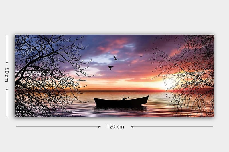 Canvastaulu YTY Nautical & Beach Monivärinen - 120x50 cm - Sisustustuotteet - Taulu & taide - Canvas-taulu