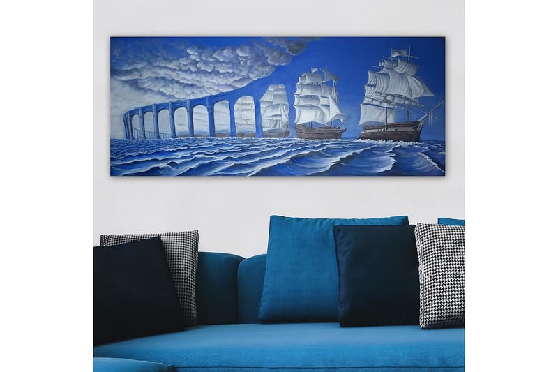 Canvastaulu YTY Nautical & Beach Monivärinen - 120x50 cm - Sisustustuotteet - Taulu & taide - Canvas-taulu