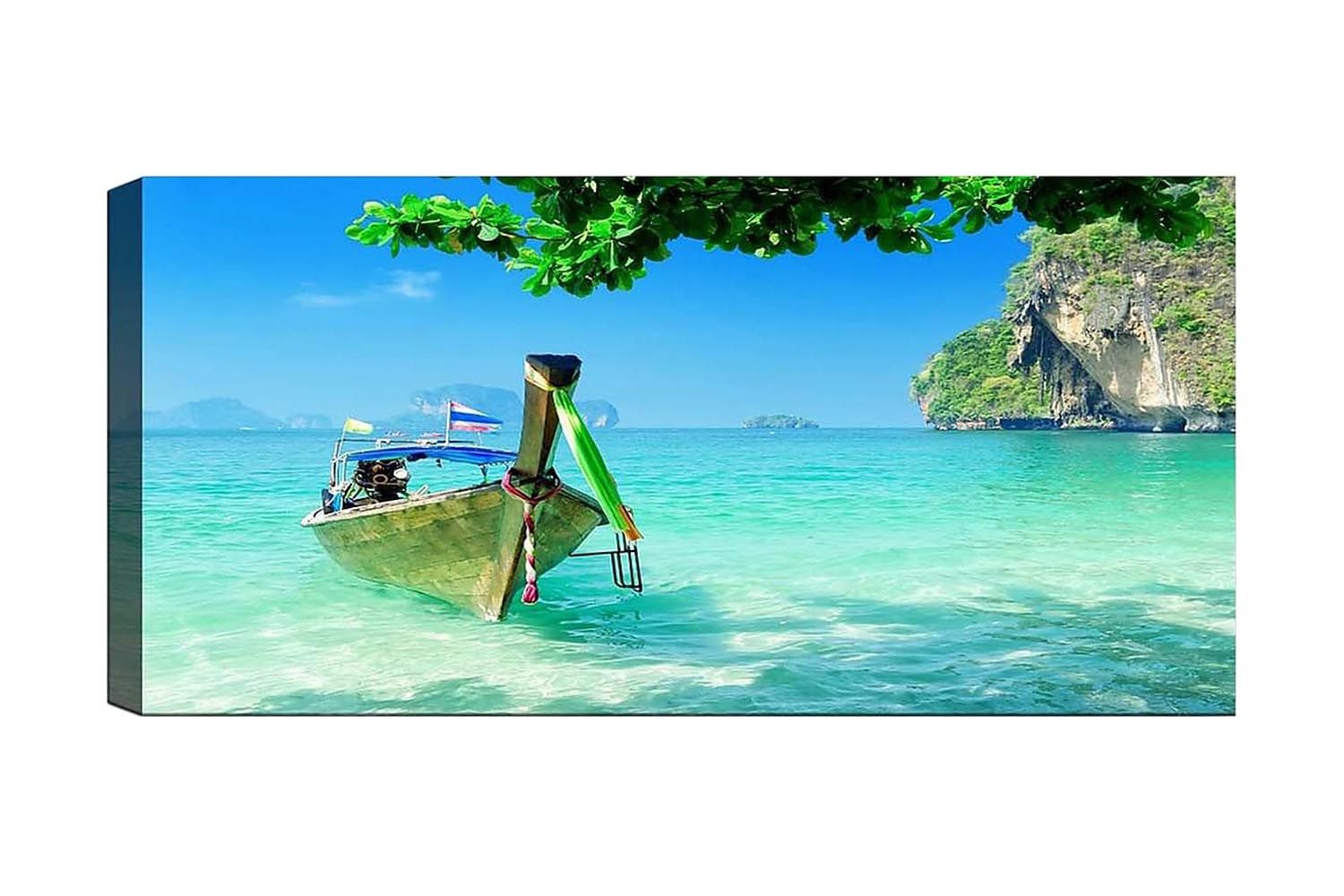 Canvastaulu YTY Nautical & Beach Monivärinen - 120x50 cm - Sisustustuotteet - Taulu & taide - Canvas-taulu