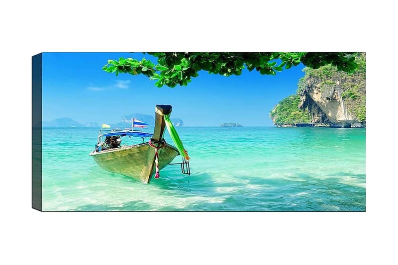 Canvastaulu YTY Nautical & Beach Monivärinen - 120x50 cm - Sisustustuotteet - Taulu & taide - Canvas-taulu