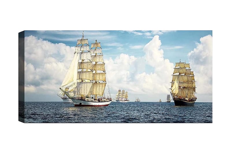 Canvastaulu YTY Nautical & Beach Monivärinen - 120x50 cm - Sisustustuotteet - Taulu & taide - Canvas-taulu