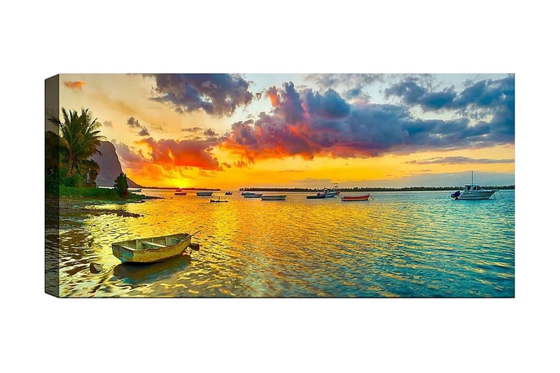 Canvastaulu YTY Nautical & Beach Monivärinen - 120x50 cm - Sisustustuotteet - Taulu & taide - Canvas-taulu
