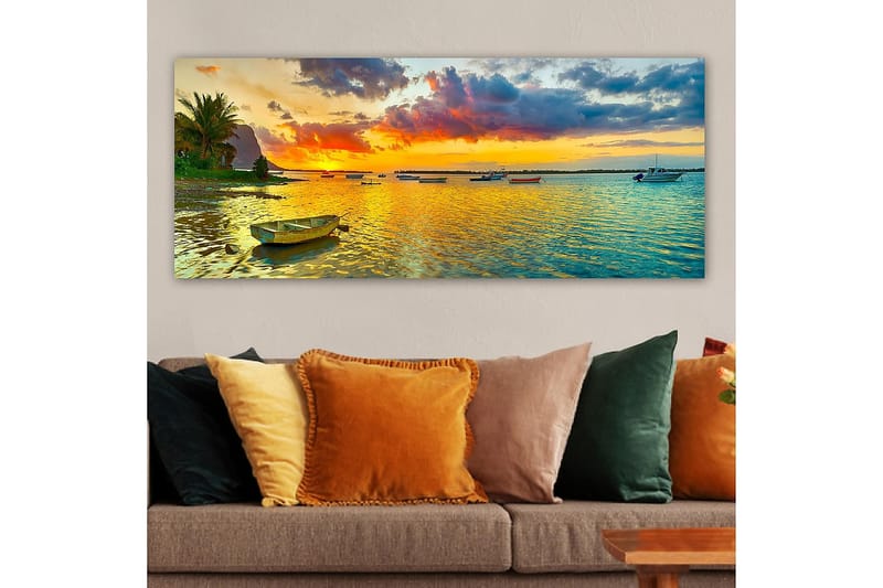 Canvastaulu YTY Nautical & Beach Monivärinen - 120x50 cm - Sisustustuotteet - Taulu & taide - Canvas-taulu