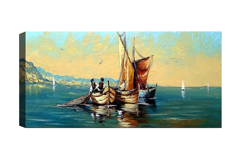 Canvastaulu YTY Nautical & Beach Monivärinen - 120x50 cm - Sisustustuotteet - Taulu & taide - Canvas-taulu