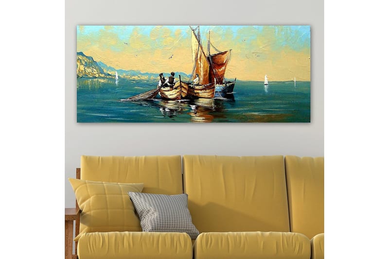 Canvastaulu YTY Nautical & Beach Monivärinen - 120x50 cm - Sisustustuotteet - Taulu & taide - Canvas-taulu