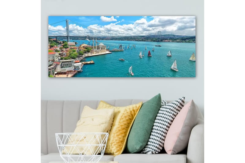 Canvastaulu YTY Nautical & Beach Monivärinen - 120x50 cm - Canvas-taulu - Seinäkoristeet