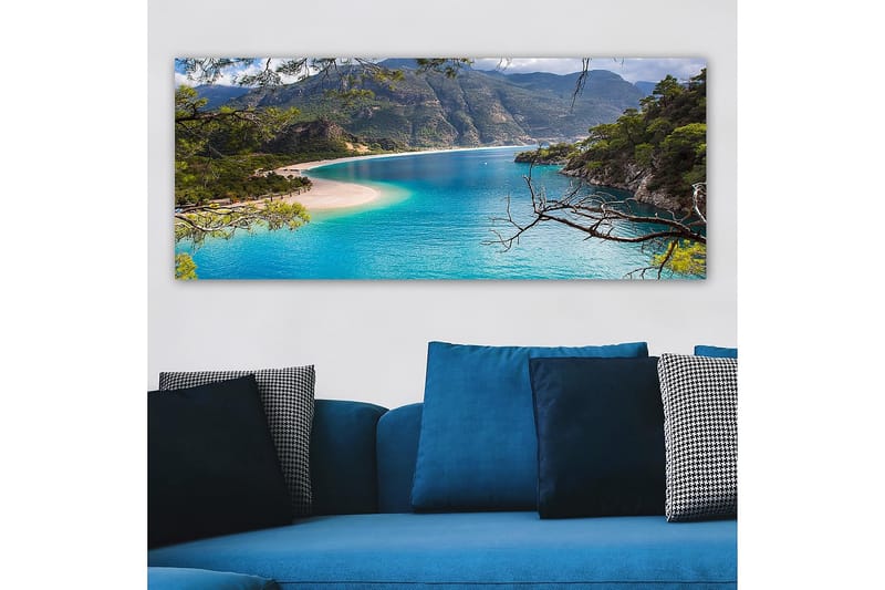 Canvastaulu YTY Nautical & Beach Monivärinen - 120x50 cm - Sisustustuotteet - Taulu & taide - Canvas-taulu
