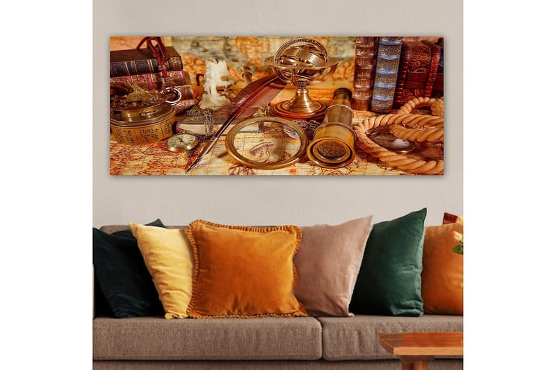 Canvastaulu YTY Nautical & Beach Monivärinen - 120x50 cm - Sisustustuotteet - Taulu & taide - Canvas-taulu