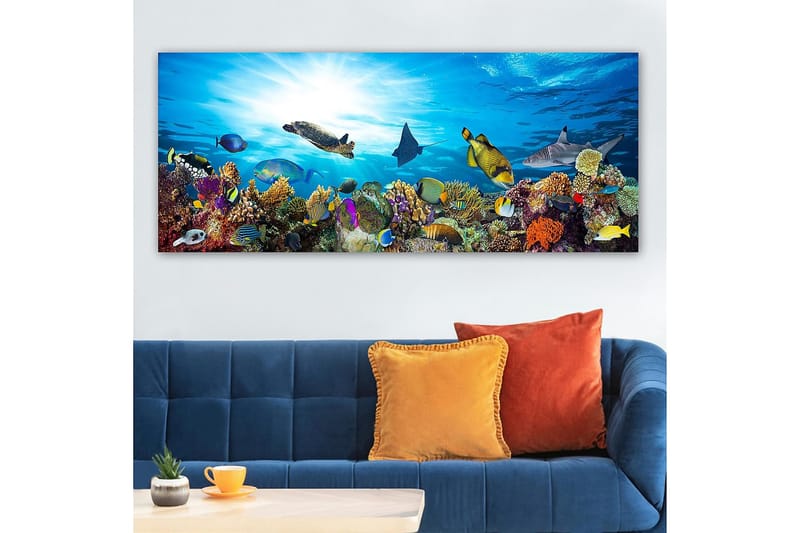 Canvastaulu YTY Nautical & Beach Monivärinen - 120x50 cm - Sisustustuotteet - Taulu & taide - Canvas-taulu