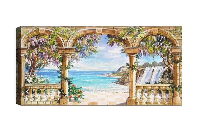 Canvastaulu YTY Nautical & Beach Monivärinen - 120x50 cm - Sisustustuotteet - Taulu & taide - Canvas-taulu