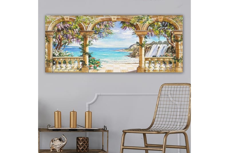 Canvastaulu YTY Nautical & Beach Monivärinen - 120x50 cm - Sisustustuotteet - Taulu & taide - Canvas-taulu