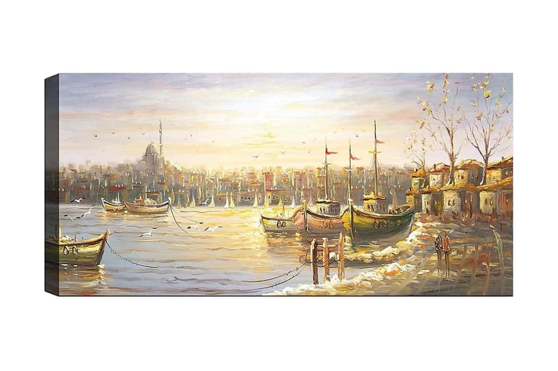 Canvastaulu YTY Nautical & Beach Monivärinen - 120x50 cm - Sisustustuotteet - Taulu & taide - Canvas-taulu