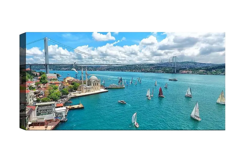 Canvastaulu YTY Nautical & Beach Monivärinen - 120x50 cm - Sisustustuotteet - Taulu & taide - Canvas-taulu