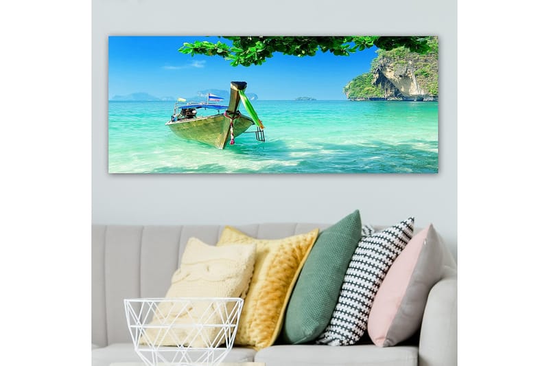 Canvastaulu YTY Nautical & Beach Monivärinen - 120x50 cm - Sisustustuotteet - Taulu & taide - Canvas-taulu