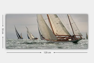Canvastaulu YTY Nautical & Beach Monivärinen - 120x50 cm - Sisustustuotteet - Taulu & taide - Canvas-taulu