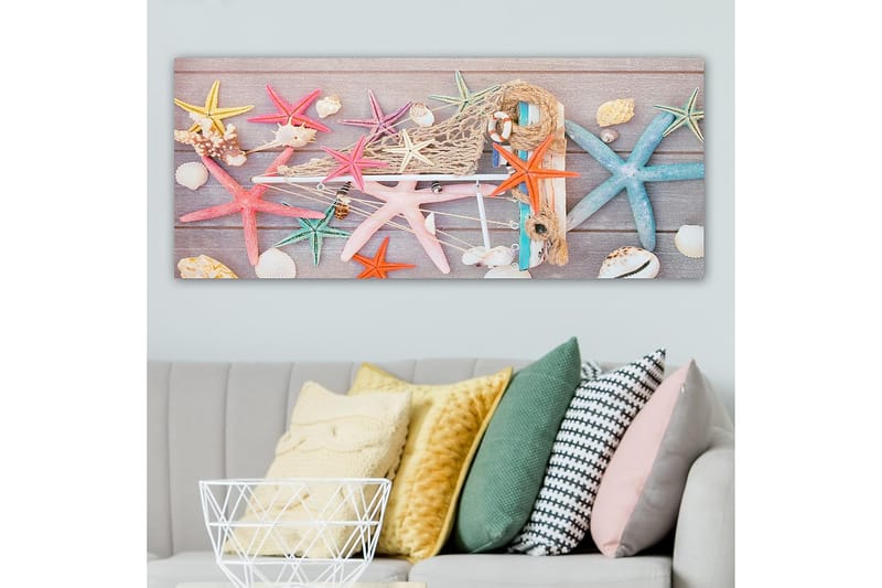 Canvastaulu YTY Nautical & Beach Monivärinen - 120x50 cm - Sisustustuotteet - Taulu & taide - Canvas-taulu
