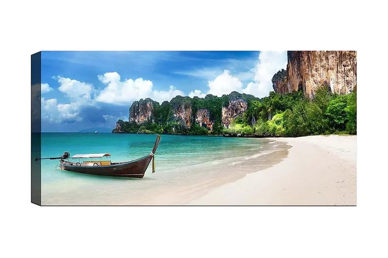 Canvastaulu YTY Nautical & Beach Monivärinen - 120x50 cm - Sisustustuotteet - Taulu & taide - Canvas-taulu