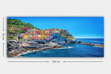Canvastaulu YTY Nautical & Beach Monivärinen - 120x50 cm - Sisustustuotteet - Taulu & taide - Canvas-taulu