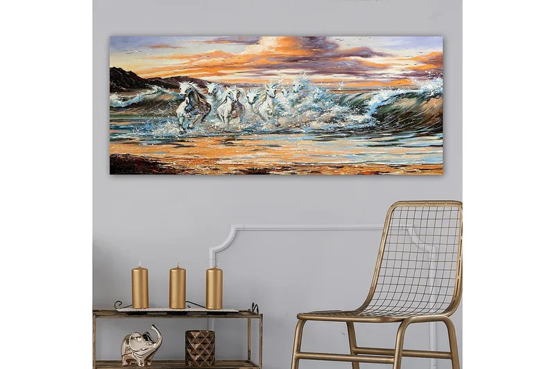Canvastaulu YTY Nautical & Beach Monivärinen - 120x50 cm - Sisustustuotteet - Taulu & taide - Canvas-taulu