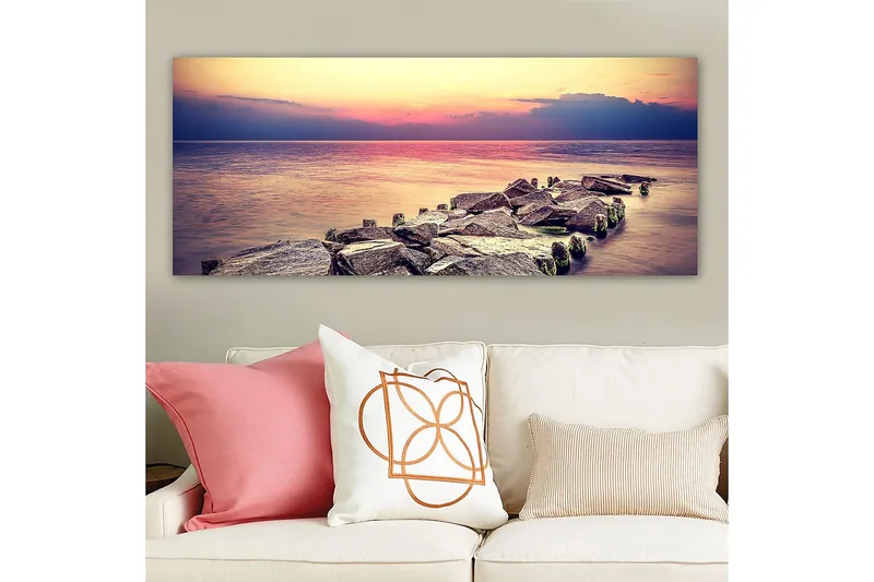 Canvastaulu YTY Nautical & Beach Monivärinen - 120x50 cm - Sisustustuotteet - Taulu & taide - Canvas-taulu