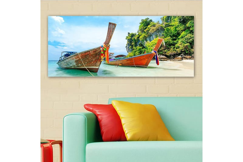 Canvastaulu YTY Nautical & Beach Monivärinen - 120x50 cm - Sisustustuotteet - Taulu & taide - Canvas-taulu