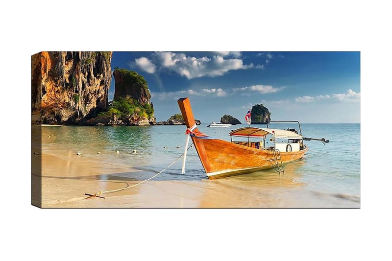 Canvastaulu YTY Nautical & Beach Monivärinen - 120x50 cm - Sisustustuotteet - Taulu & taide - Canvas-taulu