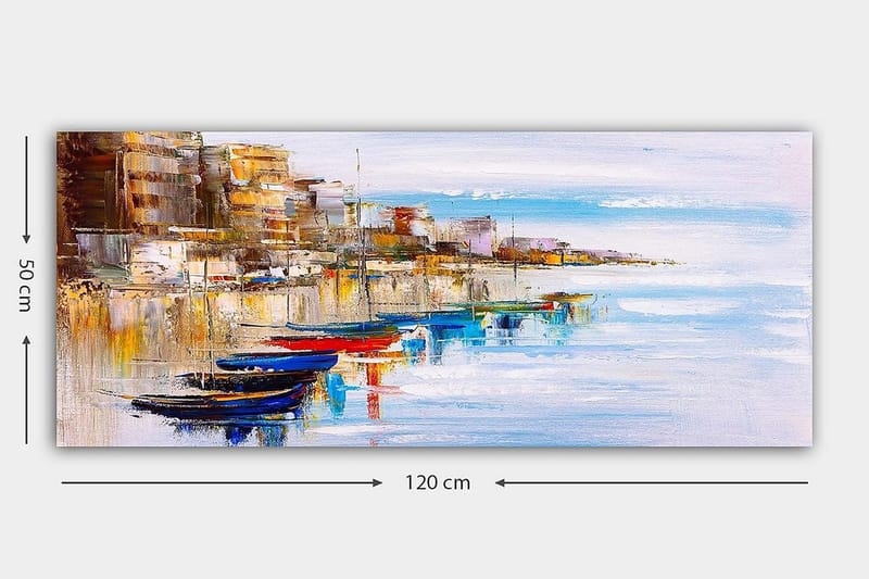 Canvastaulu YTY Nautical & Beach Monivärinen - 120x50 cm - Sisustustuotteet - Taulu & taide - Canvas-taulu