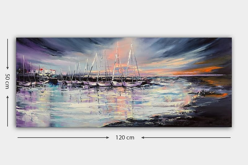 Canvastaulu YTY Nautical & Beach Monivärinen - 120x50 cm - Sisustustuotteet - Taulu & taide - Canvas-taulu